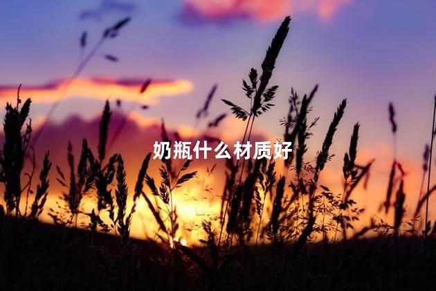 奶瓶什么材质好