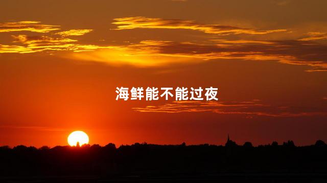 海鲜能不能过夜