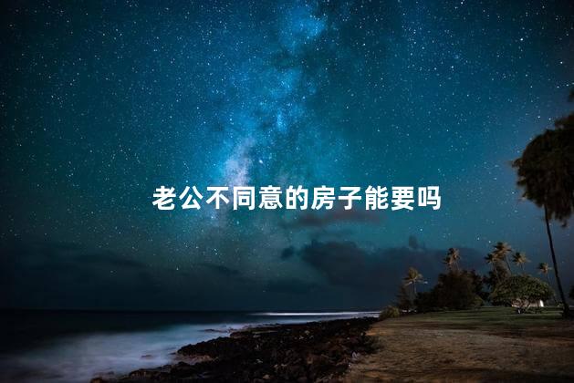 老公不同意的房子能要吗