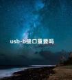 usb-b接口重要吗 usb接口有几种规格