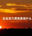 企业活力源泉是指什么 企业的本质特征是什么