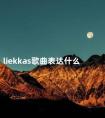 liekkas歌曲表达什么 liekkas歌词中文谐音