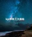 kpi考核三大指标 kpi绩效考核三要素